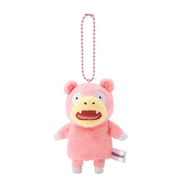 Pokemon Other - BNWT Japan 11cm Pokemon Center Original Finger Puppet Plush Keychain - Slowpoke
